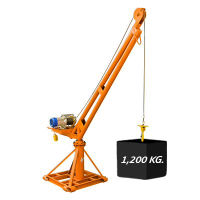 เครนยกของ เครนยกของขนาดเล็ก มินิเครน รับน้ำหนัก 1200 KG.