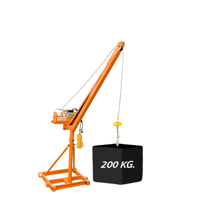 เครนยกของ เครนยกของขนาดเล็ก มินิเครน รับน้ำหนัก 200 KG.