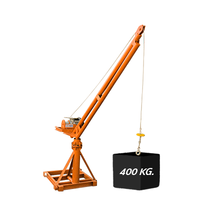 เครนยกของ เครนยกของขนาดเล็ก มินิเครน รับน้ำหนัก 400 KG.