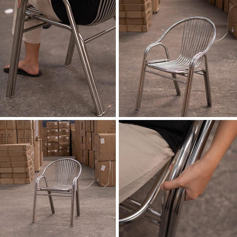 โรงงานผลิต โต๊ะสแตนเลส 2 ชั้น sample-chair-โรงงาน