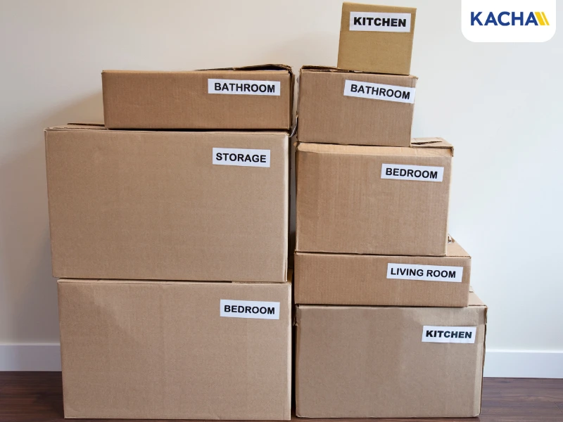 ติดป้ายกำกับของก่อนเก็บเข้า ห้องเก็บของ