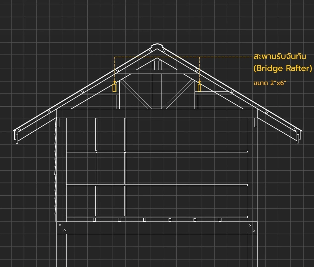 สะพานรับจันทัน (Bridge Rafter)