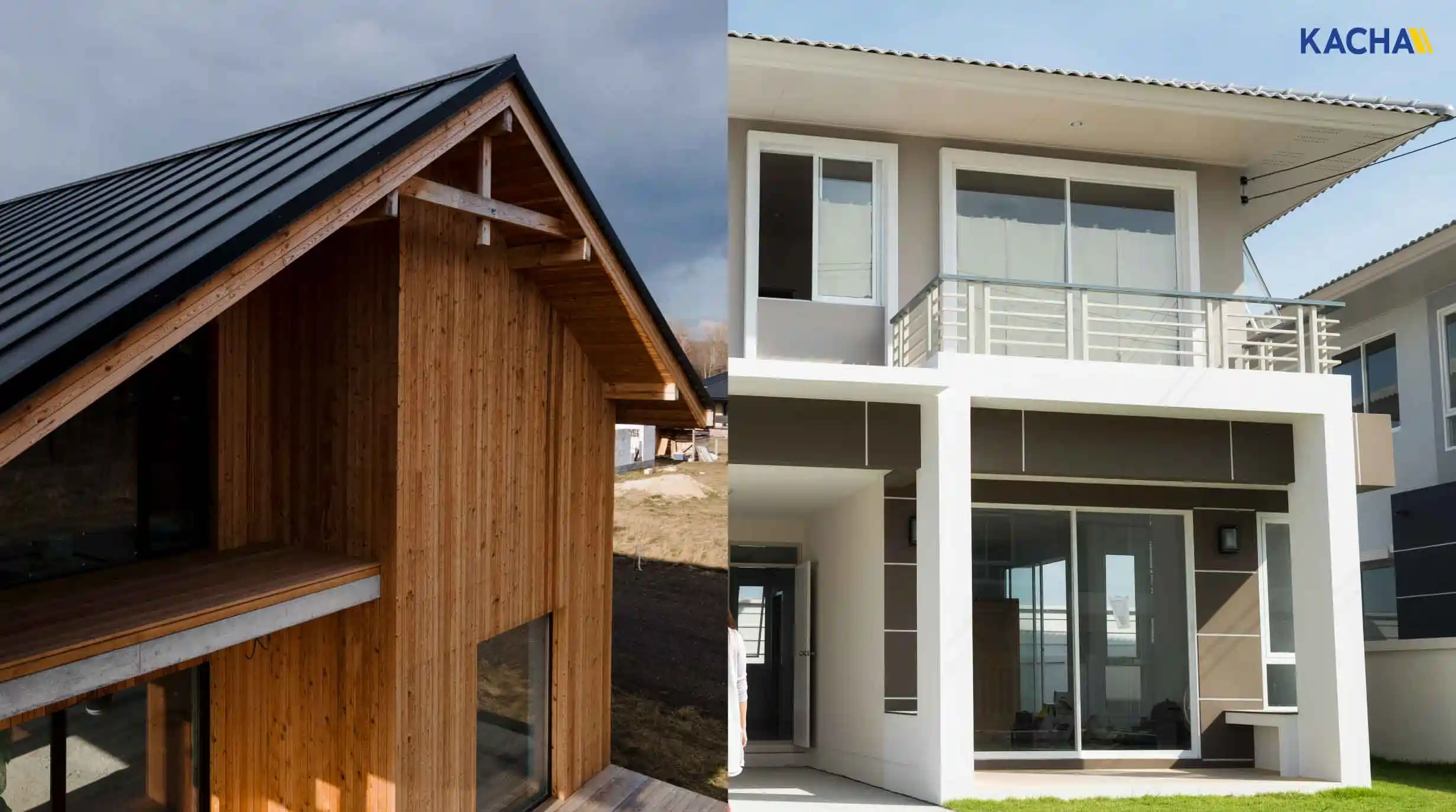 บ้านไม้ กับ บ้านปูน