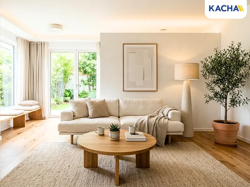 ห้องรับแขกสไตล์มินิมอล (Minimalist Style)