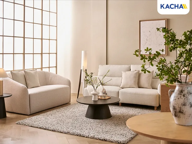 ห้องรับแขกสไตล์ญี่ปุ่น (Japandi Style)