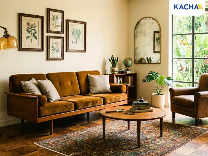 ห้องรับแขกสไตล์วินเทจ (Vintage Style)