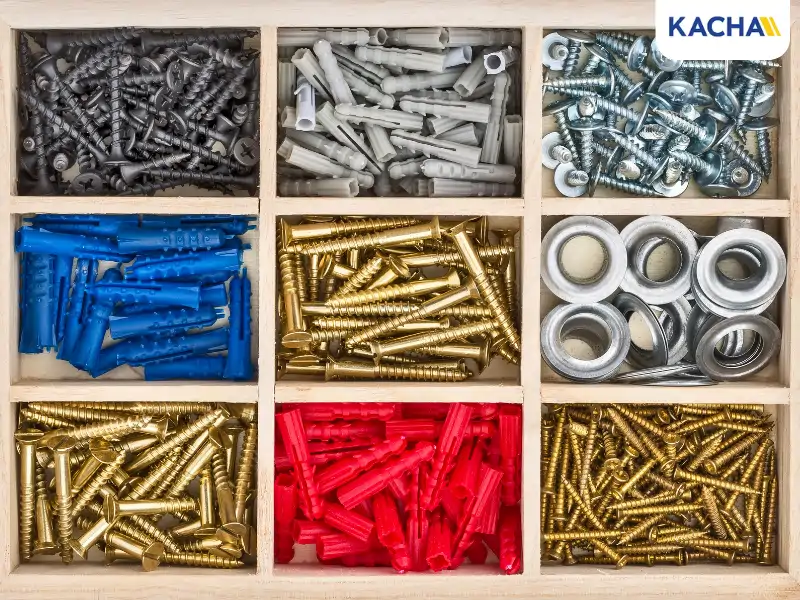 อุปกรณ์ยึดต่าง ๆ (ตะปู/สกรู/พุก) อุปกรณ์ยึดต่าง ๆ (ตะปู/สกรู/พุก)