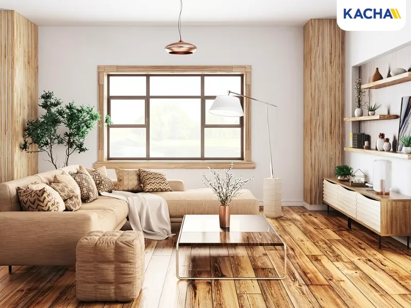 ห้องนั่งเล่นสไตล์รัสติค (Rustic Style) ห้องนั่งเล่นสไตล์รัสติค (Rustic Style)