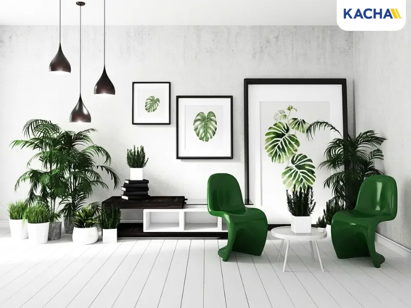 ห้องนั่งเล่นเน้นพืชพันธุ์ไม้ (Plants Style) ห้องนั่งเล่นเน้นพืชพันธุ์ไม้ (Plants Style)