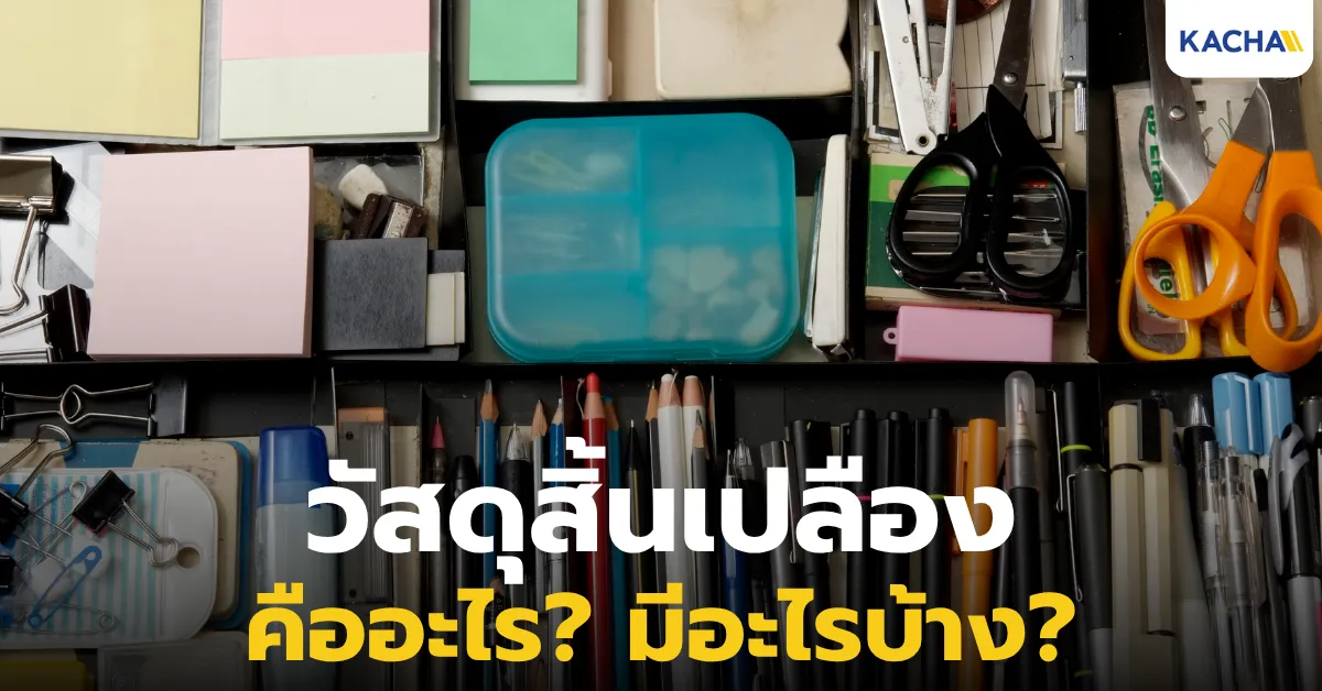วัสดุสิ้นเปลือง (Supplies) คืออะไร มีอะไรบ้าง?