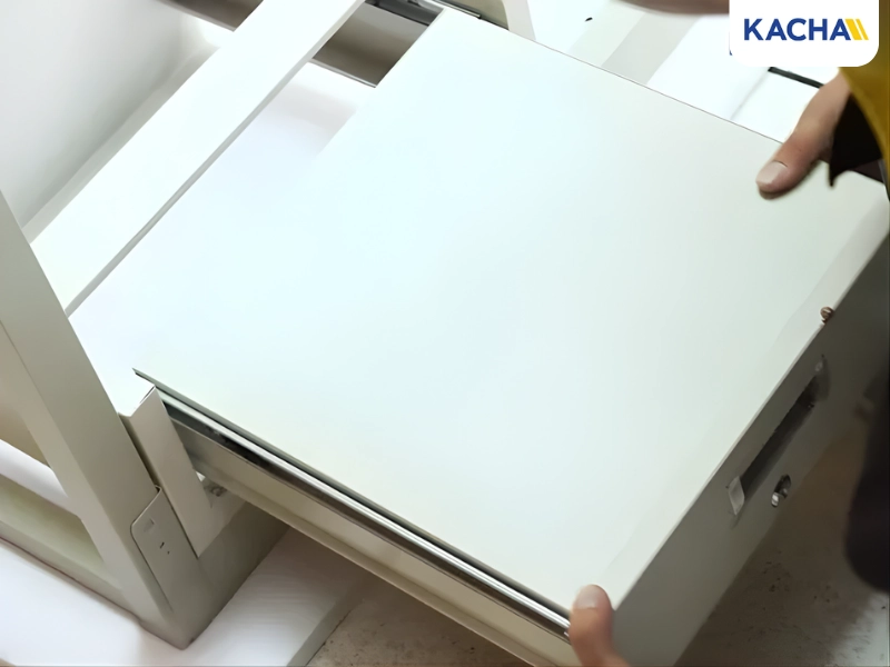 ถอดลิ้นชักออกจากตัวตู้ ถอดลิ้นชักออกจากตัวตู้