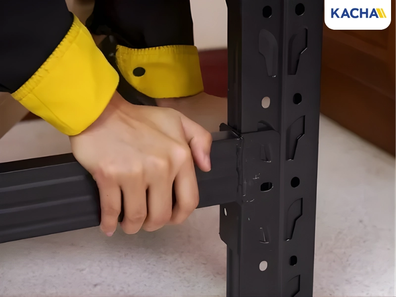 ออกแรงกด ชั้นวางของเหล็ก ชั้นวางของ