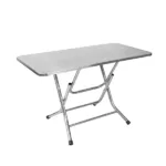 โต๊ะพับสแตนเลส แบบปีกนก 201 (ปัดด้าน)