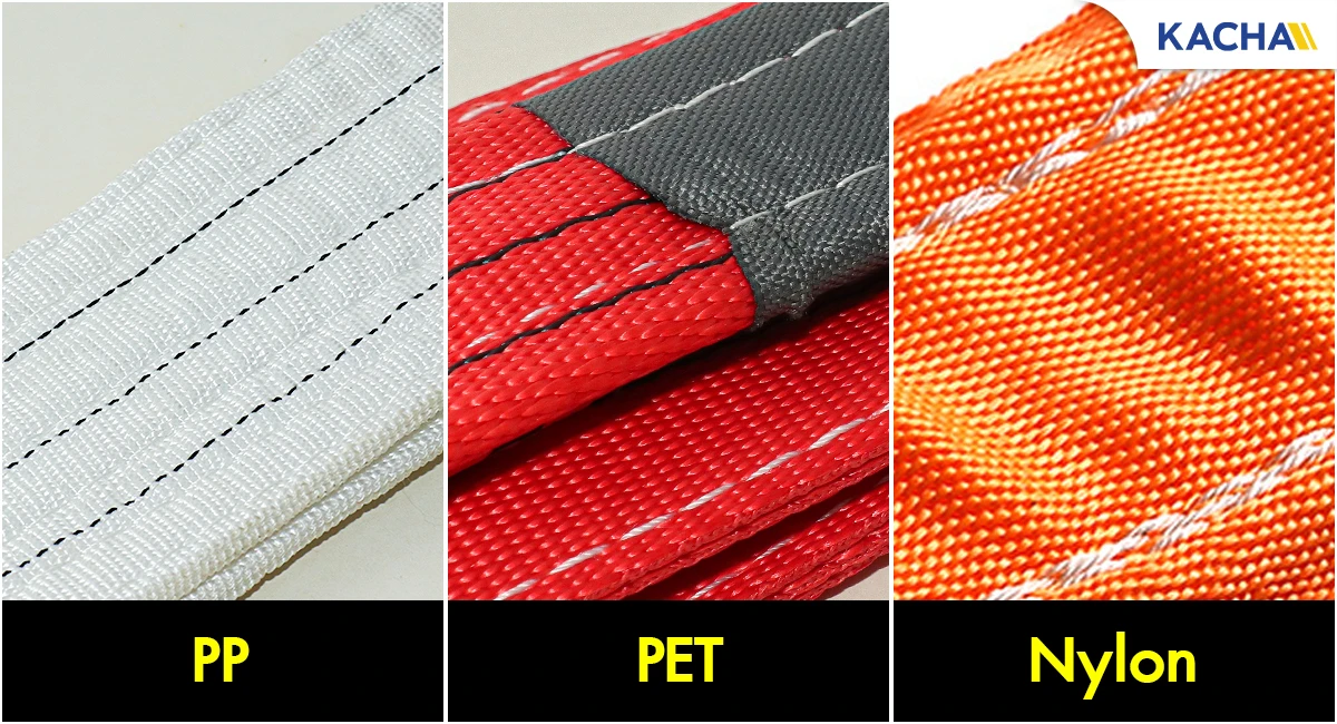LDP-Feature-Material วัสดุที่ใช้ทำ สลิงผ้า สายพานยกของ สลิงผ้าใบ สลิงอ่อน