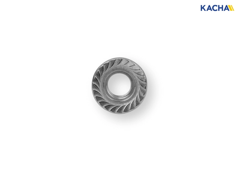 น็อตกันคลายแบบมีแหวนรองในตัว (Flange Lock Nut) น็อตกันคลายแบบมีแหวนรองในตัว (Flange Lock Nut)