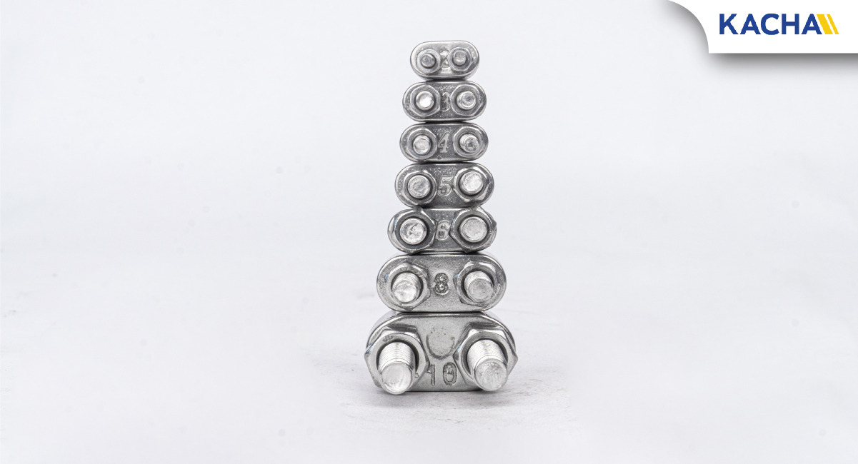 ภาพสินค้าจริง กิ๊บจับลวดสลิง สแตนเลส 304 ขนาด M2-M10