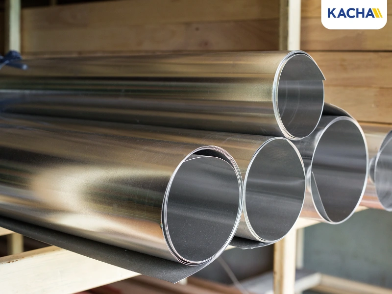 แผ่นเหล็ก ชุบซิงค์ขาว (Clear/Blue Zinc)