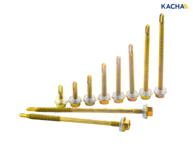 สกรูชุบซิงค์รุ้ง/ซิงค์เหลือง (Yellow Zinc)