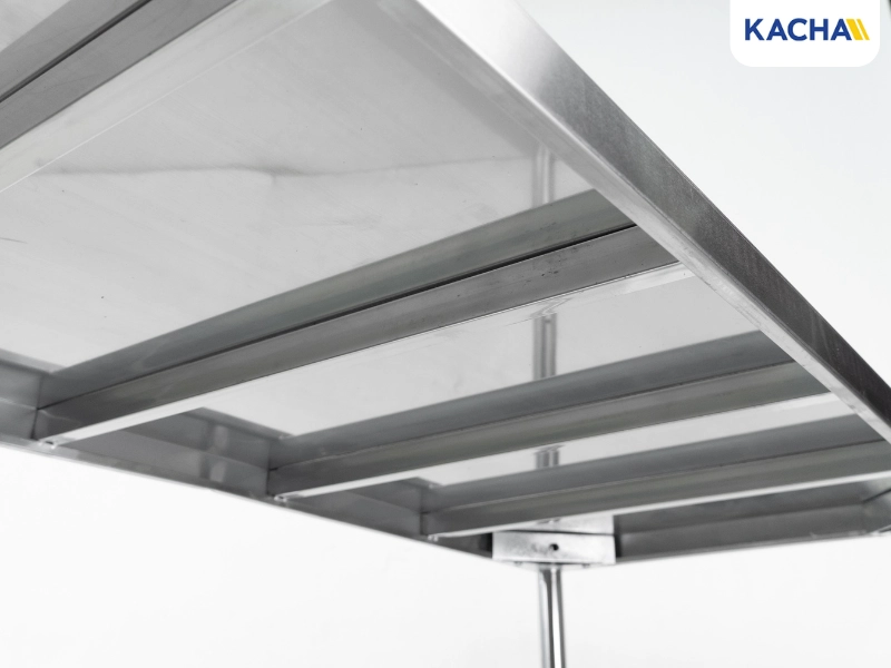 โครงสร้างของโต๊ะสแตนเลส