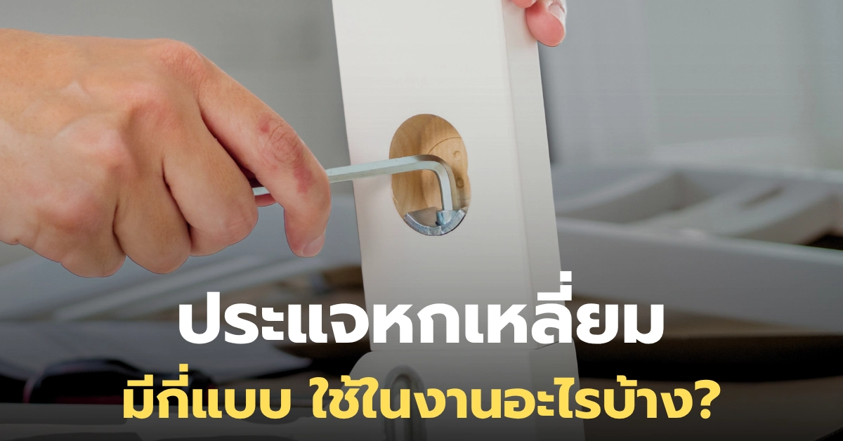 ประแจหกเหลี่ยม มีกี่ประเภท ใช้กับสกรูเบอร์ไหน? พร้อมวิธีใช้งานอย่างถูกต้อง!