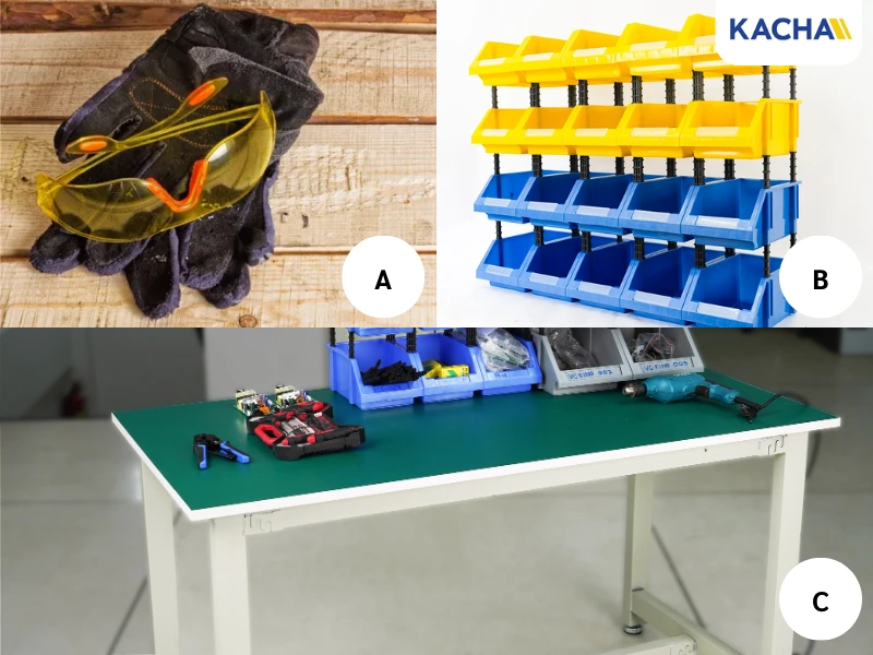 อุปกรณ์รักษาความปลอดภัยและการจัดเก็บ