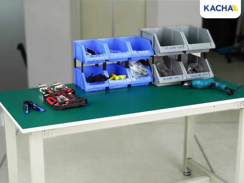 การจัดระเบียบเครื่องมือช่าง ด้วย โต๊ะช่าง และ กล่องใส่อะไหล่