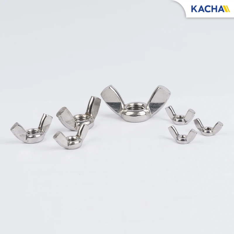 น็อตหางปลา หัวน็อตตัวเมีย ปีกสี่เหลี่ยม สแตนเลส 304 ขนาด M3-M12