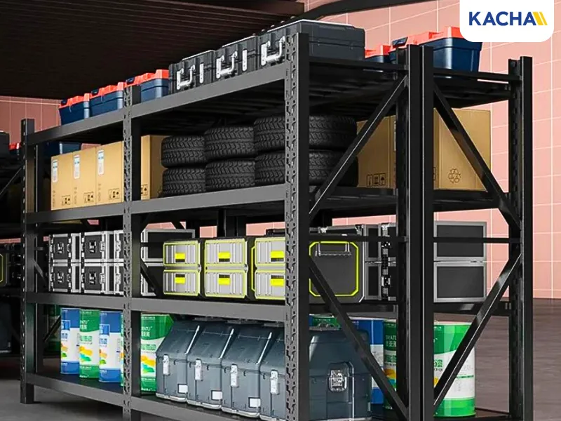 ชั้นวางของที่เหมาะกับร้านขายอุปกรณ์การเกษตรหรืออุปกรณ์ช่าง