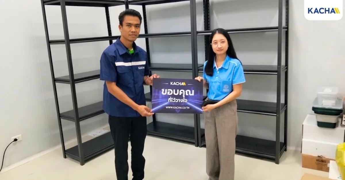 ผลงานจัดส่งและประกอบชั้นวางของเหล็ก บริษัท หน่ำเซียน ไลฟ์ ไซเอนซ์ จำกัด (สำนักงานใหญ่)